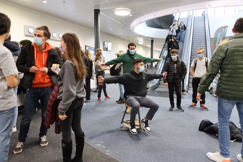 Journées des gymnasiens accueil et stands 