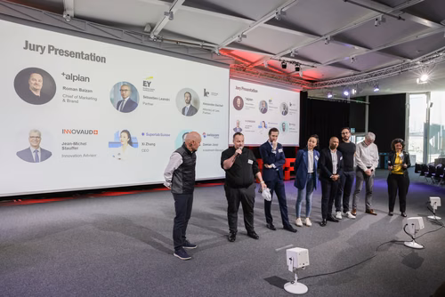 13th edition of the Startup Champions Seed Night 2024 at the Rolex Forum at EPFL.