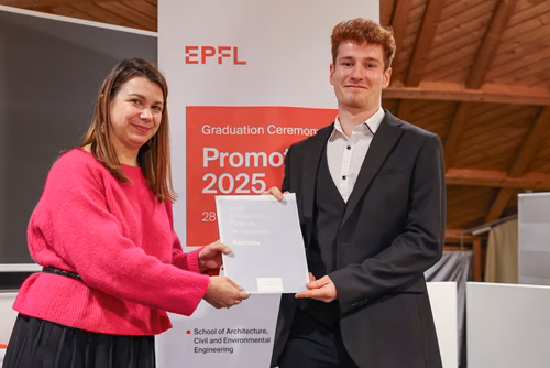 Remise de Diplômes Bachelor EPFL 2025 à la section de Génie Civil 