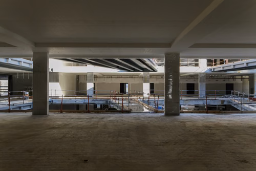Chantier halles mécaniques