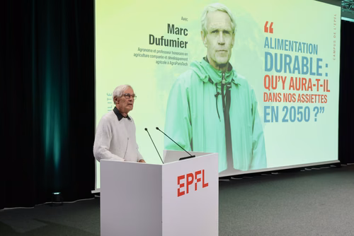 Conférence de Marc Dufumier dans le cadre du cycle de conférences sur la durabilité de l'EPFL