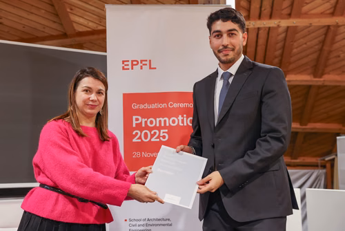 Remise de Diplômes Bachelor EPFL 2025 à la section de Génie Civil 