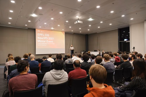 The Conference on Neural Information Processing Systems (NeurIPS) is the main machine learning conference.