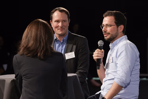 13th edition of the Startup Champions Seed Night 2024 at the Rolex Forum at EPFL.