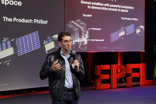 13th edition of the Startup Champions Seed Night 2024 at the Rolex Forum at EPFL.