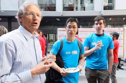 The EDIC Open House is an annual event hosted by the School of Computer & Communication Sciences (IC) at EPFL to help prospective PhD students make an informed decision about their studies.
