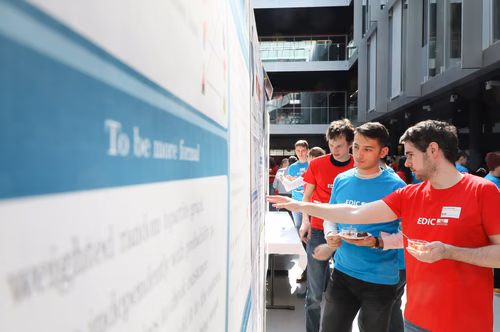 The EDIC Open House is an annual event hosted by the School of Computer & Communication Sciences (IC) at EPFL to help prospective PhD students make an informed decision about their studies.