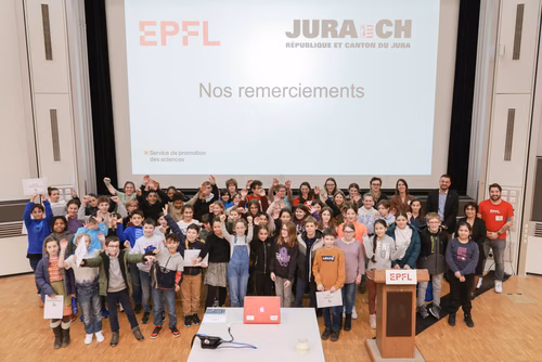 Journée à la découverte des Sciences et Remise attestations pour les enfants du Jura