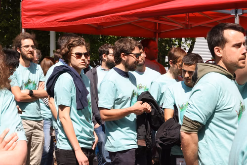 Bike to work est une action de PRO VELO Suisse qui réuni chaque printemps plus de 50'000 personnes à travers le pays. L’objectif est de faire découvrir au plus grand nombre de pendulaires le plaisir de se rendre au travail en vélo : un moyen de transport pratique, bon pour la santé et écologique. Remise des prix, Campus durable, EPFL-UNIL 