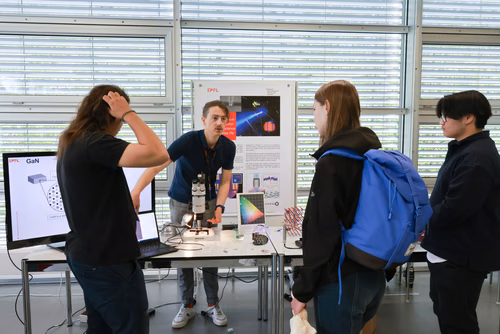 Journée de sensibilisation aux Sciences à Soleure. Organisé par le service de promotion des études 