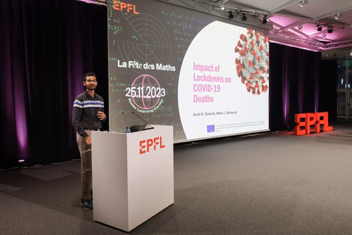 Cérémonie officielle promouvant l'excellence mathématique à l'EPFL, notamment en présence de notre lauréat et notre lauréate du médaille Fields.