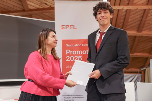 Remise de Diplômes Bachelor EPFL 2025 à la section de Génie Civil 