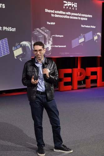 13th edition of the Startup Champions Seed Night 2024 at the Rolex Forum at EPFL.