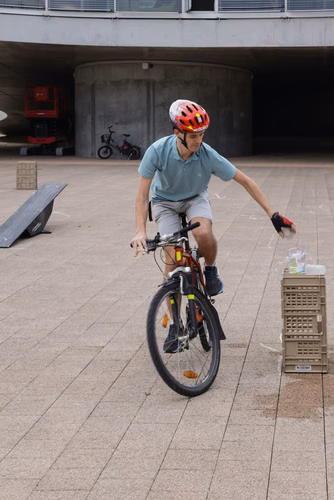 Festive event at the closing of Bike to Work 