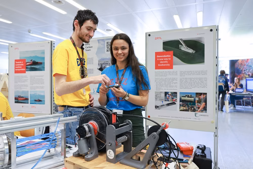 Journée de sensibilisation aux Sciences à Soleure. Organisé par le service de promotion des études 