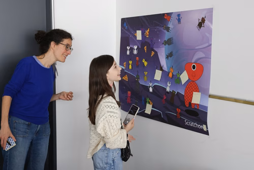 Le Meet up national annuel du Coding club des filles sur le campus de l’EPFL Service de promotion des sciences SPS 