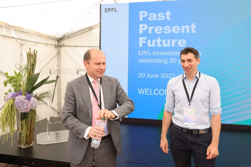 Passé, présent et futur : revivez l’évolution de l’EPFL Innovation Park vers le succès et découvrez notre vision de l’innovation pour les 30 prochaines années.
