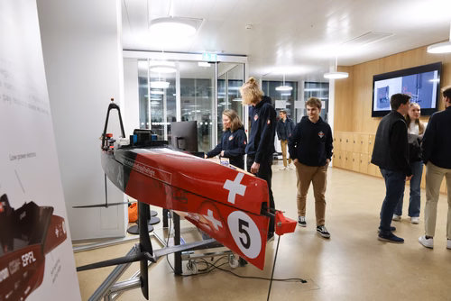 The new mechanical and electronic prototyping Discovery Learning Lab – known as the Student Prototyping and Outreach Tank, or “SPOT” for short – opened its doors. Evening with the Students. (Discovery Learning Lab)