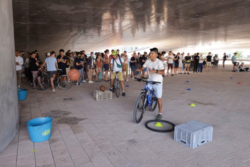 Festive event at the closing of Bike to Work 