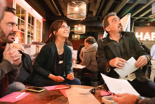 Atelier collaboratif sur la représentation et la compréhension des données, organisé dans le cadre de la journée suisse du digital.