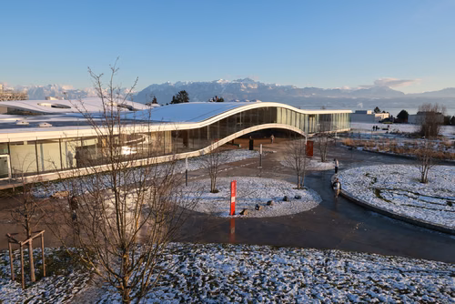 Campus sous la neige