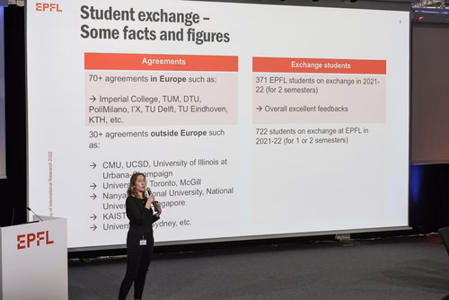 EPFL Day of International Research, co-hosted by International Affairs and the Research Office’s International funding team.