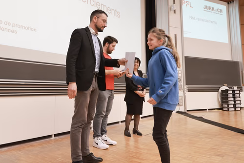 Journée à la découverte des Sciences et Remise attestations pour les enfants du Jura
