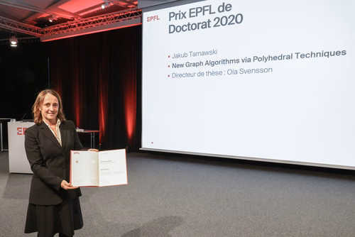 Cérémonie de remise des prix EPFL d'éducation et de recherche