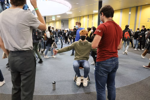 Journées des gymnasiens accueil et stands 