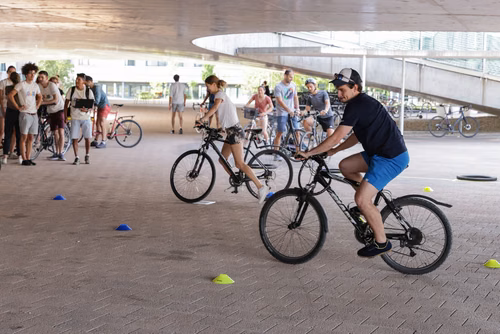 Festive event at the closing of Bike to Work 
