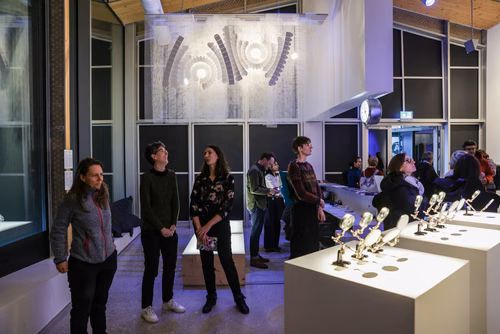 The exhibition Shapes: Patterns in Art and Science explores the richness of the natural and artificial patterns that surround us. Bringing together art, mathematics, materials science and biology, it highlights the shared fascination of scientists and artists with geometric, dynamic and symmetrical structures. Opening