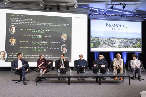 Inauguration of the Bernoulli Center for Fundamental Studies