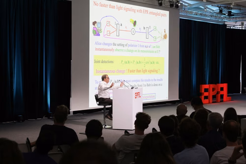 Conférence d'Alain Aspect, prix Nobel de physique 2022