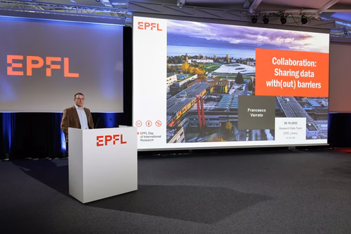 EPFL Day of International Research, co-hosted by International Affairs and the Research Office’s International funding team.
