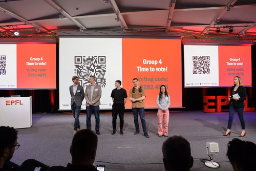 13th edition of the Startup Champions Seed Night 2024 at the Rolex Forum at EPFL.