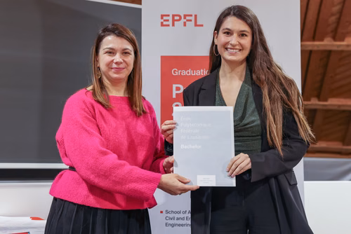 Remise de Diplômes Bachelor EPFL 2025 à la section de Génie Civil 