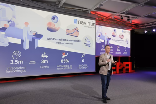 13th edition of the Startup Champions Seed Night 2024 at the Rolex Forum at EPFL.