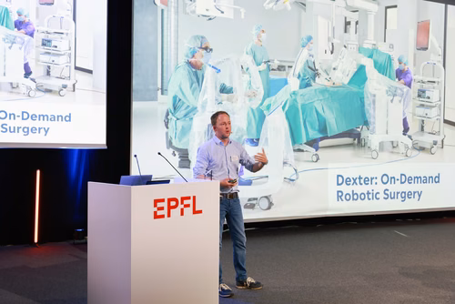 12th edition of the Startup Champions Seed Night 2023 at the Rolex Forum at EPFL
