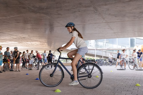 Festive event at the closing of Bike to Work 