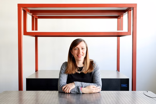 Professeure assistante de micro-ingénierie, Cristina Benea-Chelmus se passionne pour la création de nouvelles choses. En tant que directrice adjointe du nouveau Centre pour les sciences et l’ingénierie quantiques de l’EPFL, elle explorera de récentes technologies photoniques hybrides qui peuvent être bénéfiques aux applications quantiques.