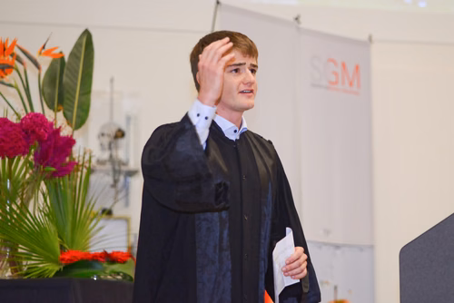 Convocation of the 2015 Mechanical Engineering class, october 1, 2016