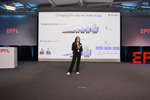 The 14th edition of Startup Champions Seed Night stood out for its celebration of 20 promising startups, competing in a highly anticipated pitch contest. With more than 500 attendees both at EPFL and online, the event united budding entrepreneurs from EPFL and the Canton of Vaud, alongside angel investors, mentors, industry leaders, and researchers. The evening demonstrated the strength of innovation coming out of the region.