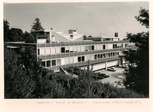 Laboratoire d'électricité de l'EPFL, chemin de Bellerive à Lausanne.