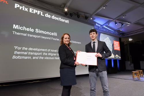 Cette cérémonie a pour objectif de remettre les Prix de la Recherche de l'EPFL aux lauréat·es et de féliciter toutes les doctorantes et doctorants qui ont terminé leur thèse avec succès cette année.