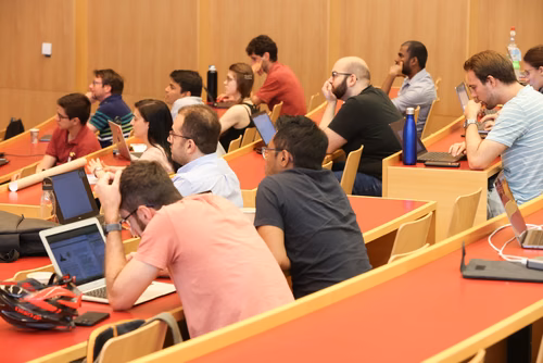 The summer school covers broad topics related to Edge AI. You will learn about designing Edge AI algorithms, systems, and applications. We cover efficiency and performance aspects, co-design of algorithms and hardware, as well as robustness and privacy aspects, federated learning, decentralization, different client topologies and custom neural network architectures, as well as sustainability and ethics aspects of Edge AI.