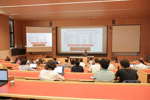 The summer school covers broad topics related to Edge AI. You will learn about designing Edge AI algorithms, systems, and applications. We cover efficiency and performance aspects, co-design of algorithms and hardware, as well as robustness and privacy aspects, federated learning, decentralization, different client topologies and custom neural network architectures, as well as sustainability and ethics aspects of Edge AI.
