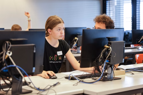 Le Meet up national annuel du Coding club des filles sur le campus de l’EPFL