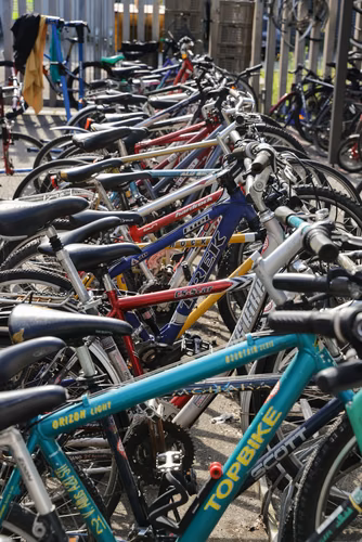 Festive event at the closing of Bike to Work 