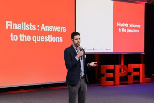 13th edition of the Startup Champions Seed Night 2024 at the Rolex Forum at EPFL.