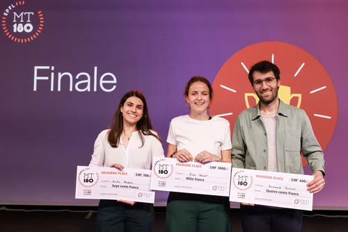 The 14 PhD Students finalists of the competition My Thesis in 180 seconds (MT180)  present their research in simple, straightforward terms in 3 minutes exactly, in English or in French, using humour, metaphores and examples.